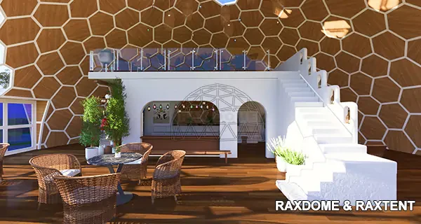 large resort dome interior