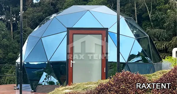 RAX 6m glass dome example for Isla Domes Studio Dome